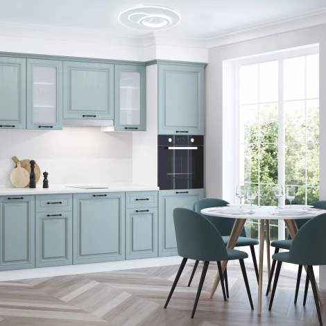 Потолочный светодиодный светильник круглый Escada Rung 10296/3LED 65Вт, металл/акрил, белый (регулировка яркости, 220V, пульт управления, круглые)