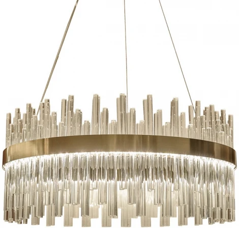 Подвесная люстра L'Arte Luce Mayfair L43006.92 (LED, 220V, хрусталь K9, на тросе, круглые)