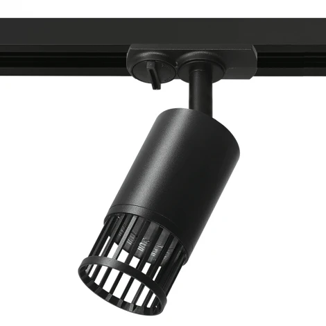 Трековый светильник однофазный Wolta WTL-GU10/19B под лампу GU10 Черный PORTA