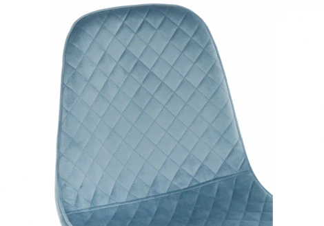 Стул Woodville на металлокаркасе Capri blue / white 11840