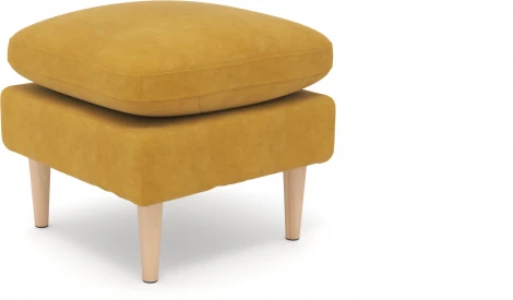 Пуф Arsko Корс горчичный велюр