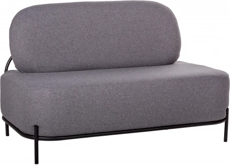 Диван R-Home Gawaii 2-х мест Тем серый