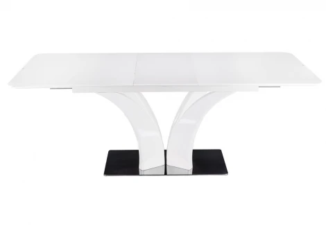 Стеклянный стол Woodville Horns 120 super white 11190