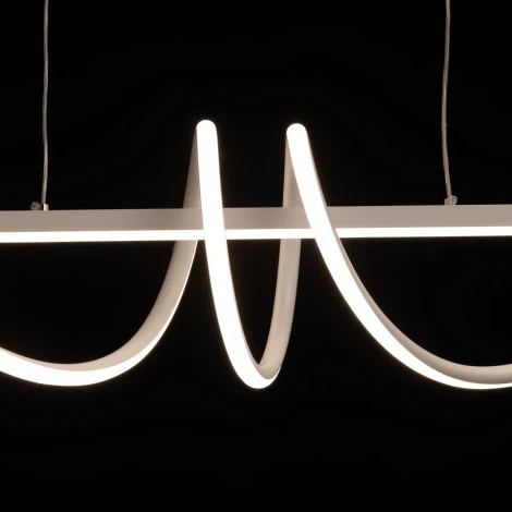 Подвесной светильник с гибким неоном De City Аурих 108011401 (регулировка яркости, LED, 220V, пульт управления, на тросе)