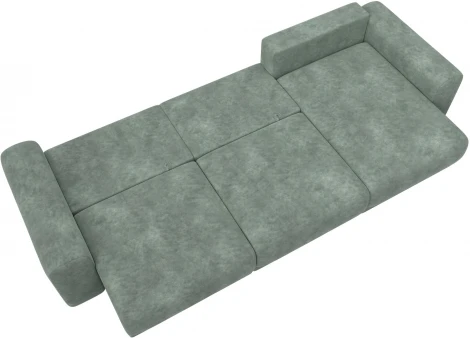 Диван угловой Лига-056 НПБ Лонг угол универсальный Лига Диванов (Велюр) арт.129174