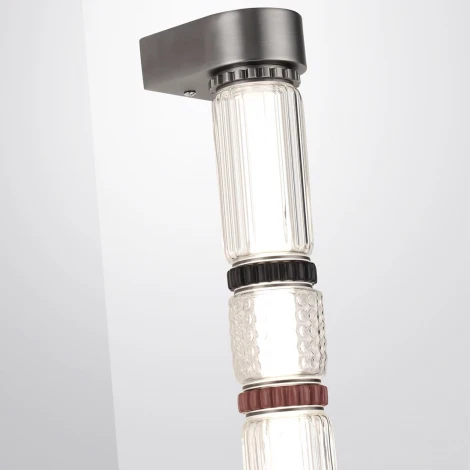 Настенный светильник Odeon Light Collier 5456/12WL темный сатин.никель/терракот/черный LED 12W 4000K