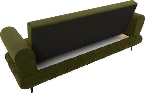 Диван-книжка Лига-045 (Зеленый/Микровельвет) Лига Диванов арт.122333