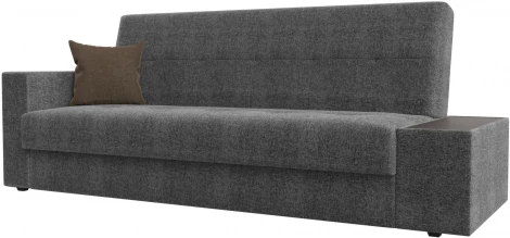 Диван-книжка Лига-020 стол справа (Серый,Коричневый/Рогожка) Лига Диванов арт.118532