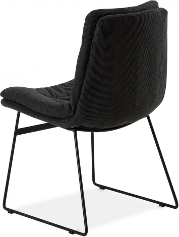 Обеденный стул Vitra ОГОГО Обстановочка! (Вельвет/Серый,Черный) арт.930819