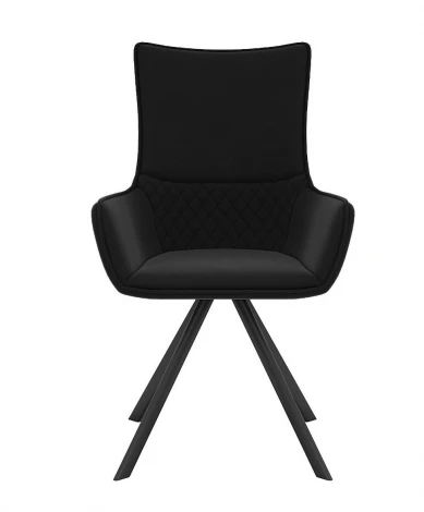 Стул DikLine 289 поворотный K13 изумруд, ножки черные арт.00-00079500