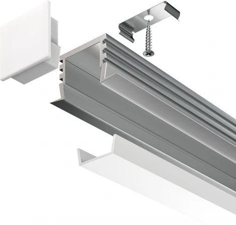 Алюминиевый профиль встраиваемый 22x12 Maytoni Led Strip ALM006S-2M