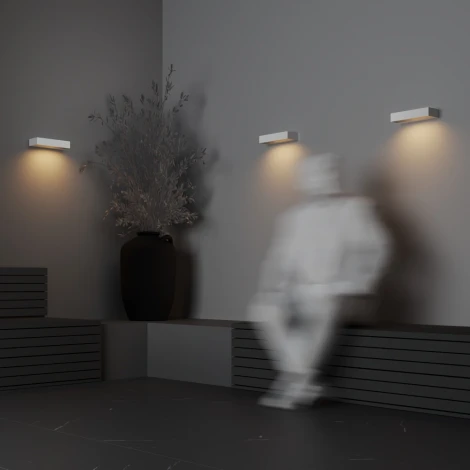 Уличный настенный светильник  Maytoni Lot O428WL-L10W3K (LED, 220V, IP65)