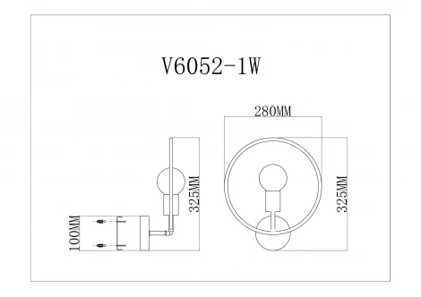 Бра Moderli Sachara V11581-1W (220V)