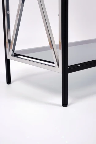 Консольный стол AllConsoles 1031-CB_S grey черный муар, серебряный