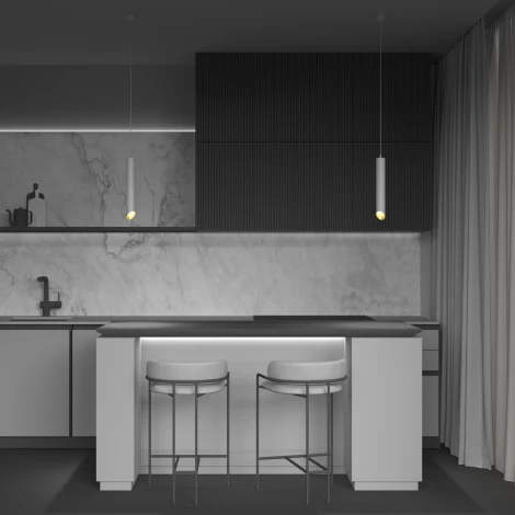 Подвесной светильник Lipari GU10 1x35Вт Maytoni Technical P044PL-01-30GU10-W (220V, на проводе, круглые)