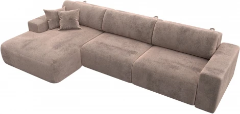 Диван угловой Лига-036 НПБ Классик Лонг левый угол Лига Диванов (Велюр) арт.127795L