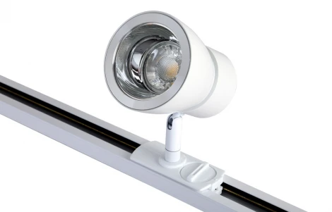 Трековый светильник Crystal Lux Clt 0.31 009 WH-CH