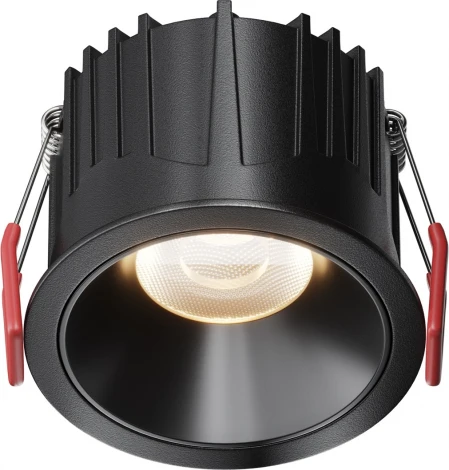 Встраиваемый светильник Maytoni Alfa LED DL043-01-15W3K-RD-B-1 (220V, круглые)