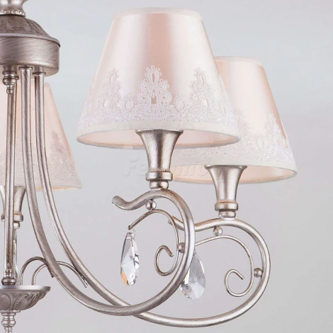 Потолочная люстра Eurosvet Incanto 60069/5 серебро (220V)