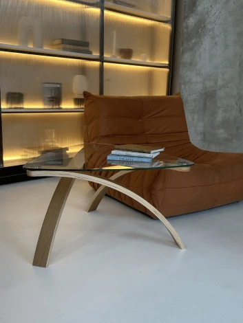 Стол журнальный Гурон 3 дуб Mebelik 009648