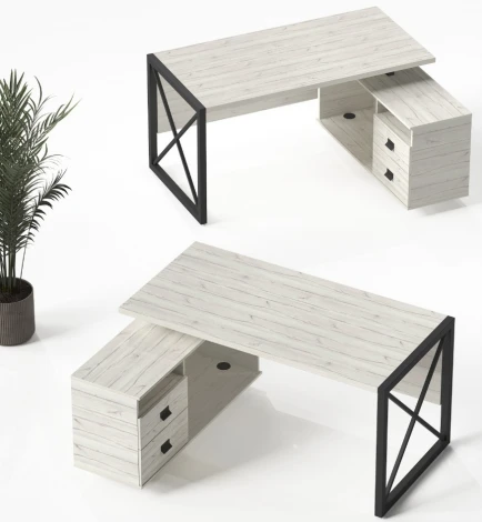 Стол рабочий универсальный Калифорния Хардвиг СР01 ЛДСП Юта 5079782303