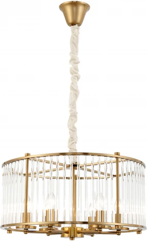 Подвесная люстра Rivoli Erin 4112-306 (220V, на цепи, свеча, круглые)