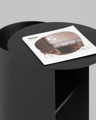 Журнальный столик Stool Group Floire металл черный УТ000041880