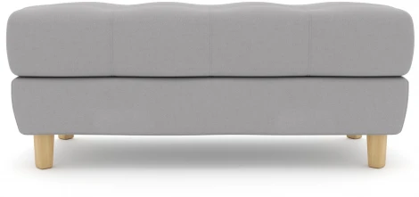 Банкетка Arsko Герберт светло-серый велюр