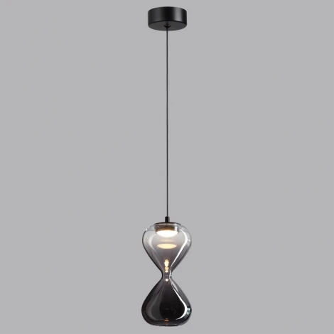 Подвесной светильник Odeon Light Glessi 5092/4L черный/прозрачн/дымчатый градиент/металл/стекло LED 4W 4000K (220V, на проводе)
