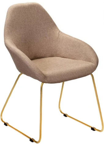 Стул R-Home Kent Браун/Линк Золото