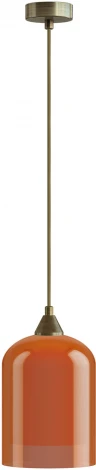 Подвесной светильник 33 ИДЕИ PND.101.01.01.034.AB-S.26.OR-S.27.WH (220V, на проводе, круглые)