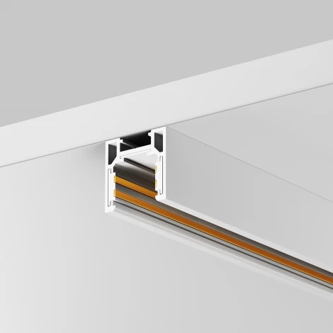 Шинопровод магнитный низкопрофильный накладной Maytoni Busbar trunkings Exility Technical TRXMN034-412W 2 метра 48V