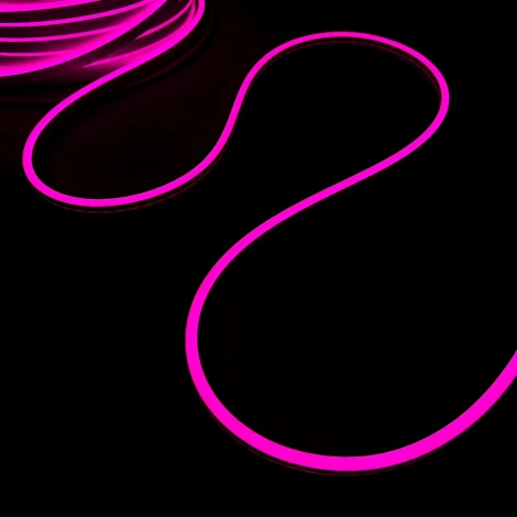 Односторонний Гибкий Неон 8х16мм Розовый 12В, IP65 Laitcom FR-23517