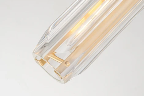 Подвесной светильник Belfast Gibson 6133-1 BR CL (220V, на проводе, круглые)