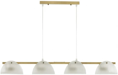 Подвесной светильник Lumion Fioro 6571/4C медный/белый/металл/стекло E14 4*60W 220V (на проводе)