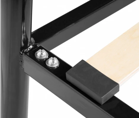 Кровать Woodville Морика 160х200 черная