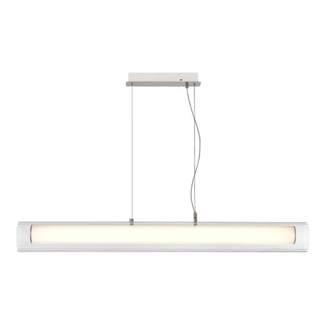 Подвесной светильник светодиодный Никель/Белый Прозрачный LED 1*40W 3000K/4000K ST Luce Enfys SL2010.113.01