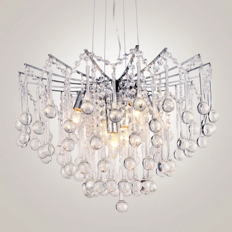 Подвесная люстра хрустальная Modelux MODELUX ML.6761.6 CR