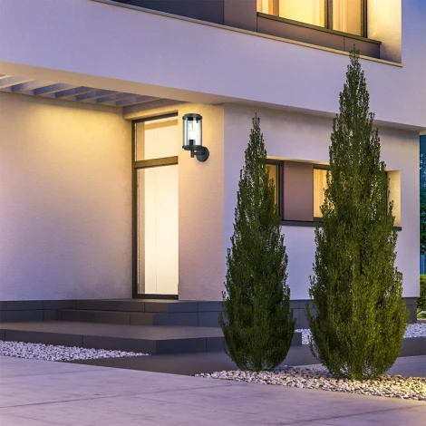 Уличный настенный светильник Escada 30003 30003W/03 E27*40W IP44 Dark grey (220V, круглые)