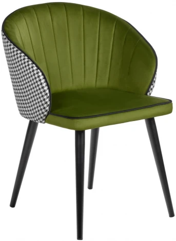 Стул Paola зеленый с жаккардом Bradex Home RF 0258