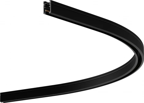 Коннектор радиусный D600 накладной Levity черный Maytoni Accessories for tracks Levity TRA184-R600-11B (24V)