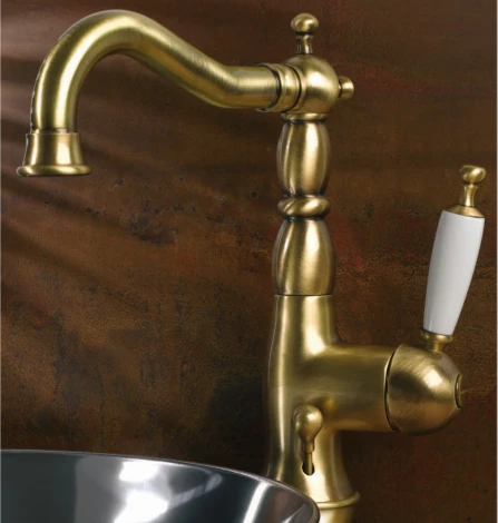 Смеситель Bugnatese Oxford 6313BR для раковины, бронза