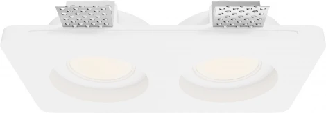 Точечный светильник встраиваемый Maytoni Gyps Modern DL002-GU10-02-W