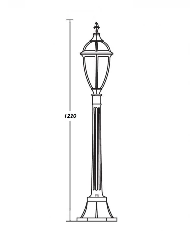 Наземный фонарь Oasis Light California S 84207