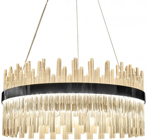 Подвесная люстра Mayfair L43006.35 (LED, 220V, хрусталь K9, на тросе, круглые)