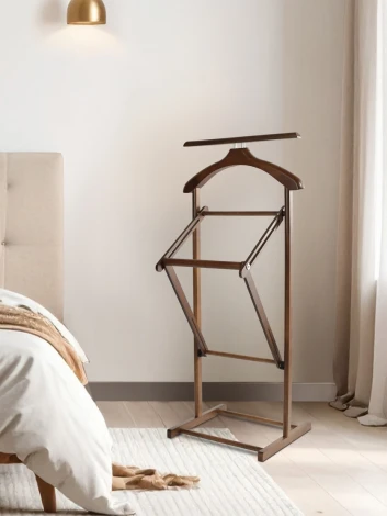 Вешалка костюмная складная В 21Н средне-коричневый Mebelik 009626