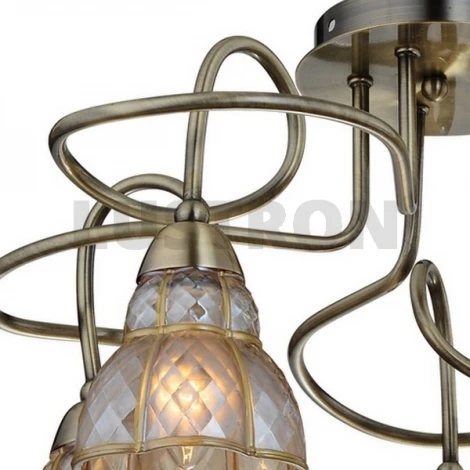 Потолочная люстра IDLamp 871 871/5PF-Oldbronze