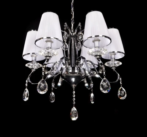 Подвесная люстра Lumina Deco Finezzia LDP 9267-6 CHR (220V, на цепи)