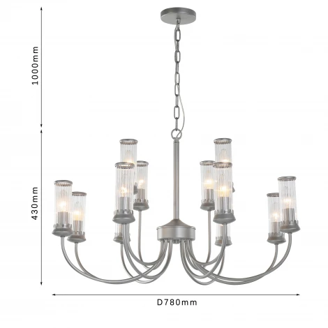 Подвесная люстра Favourite Mollis 2693-12P