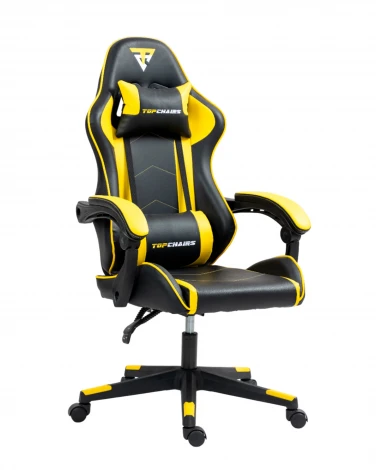Кресло спортивное TopChairs Shadow черно-желтый арт.УТ000039464